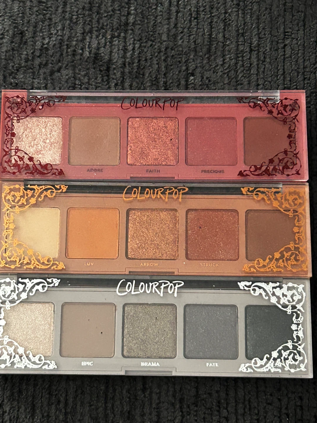 ColourPop Pressed Powder Palettes (3) - Ballad, Crush, Cherish
