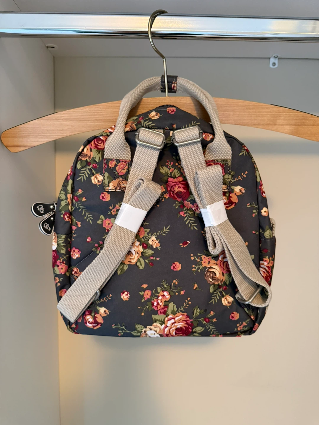 Rose Print Backpack - photo 2