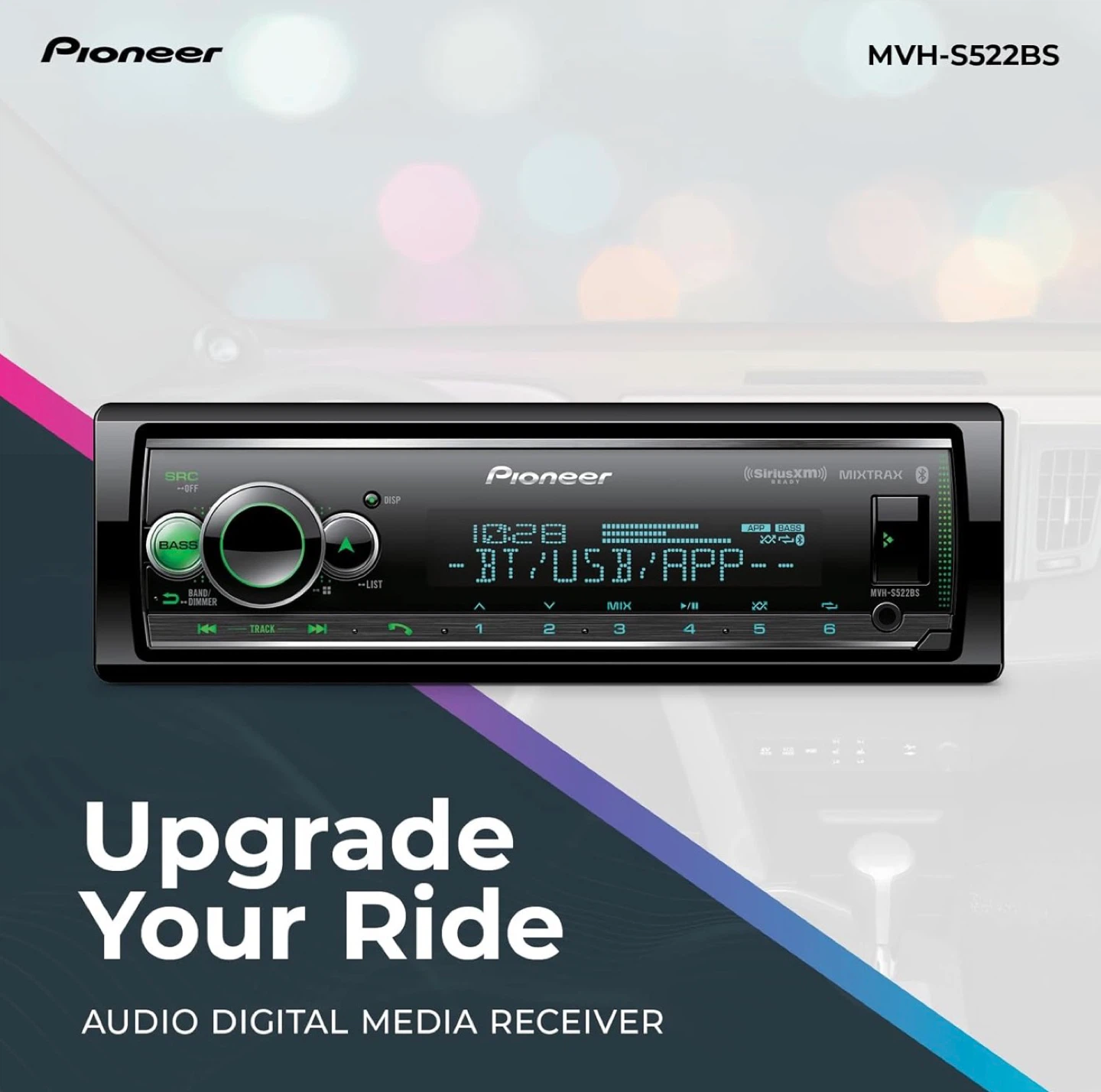 Pioneer MVH-S522BS Digital Media Receiver - photo 2