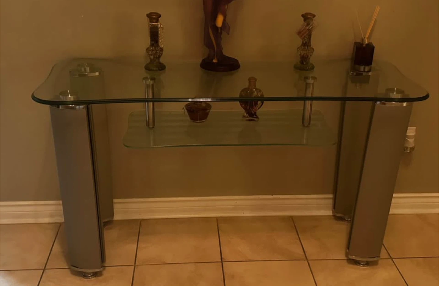 Glass Console Table