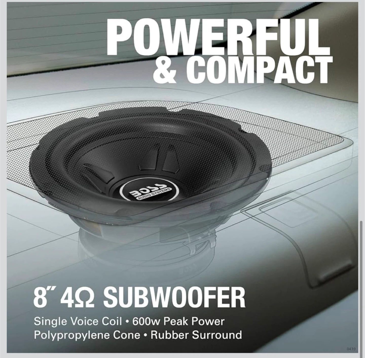 BOSS Audio Systems 8" 4 Ohm Subwoofer - photo 4