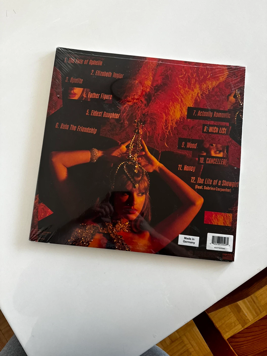 The Life of a Showgirl Vinyl Record - photo 2