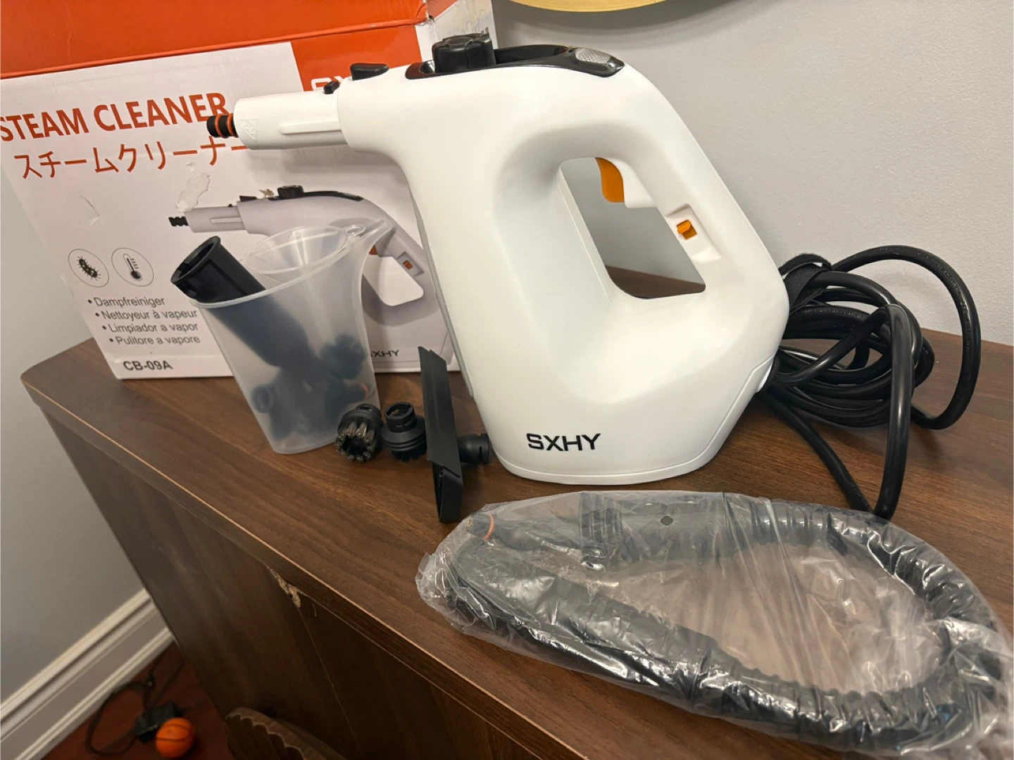 SXHY Handheld Steam Cleaner with Attachments