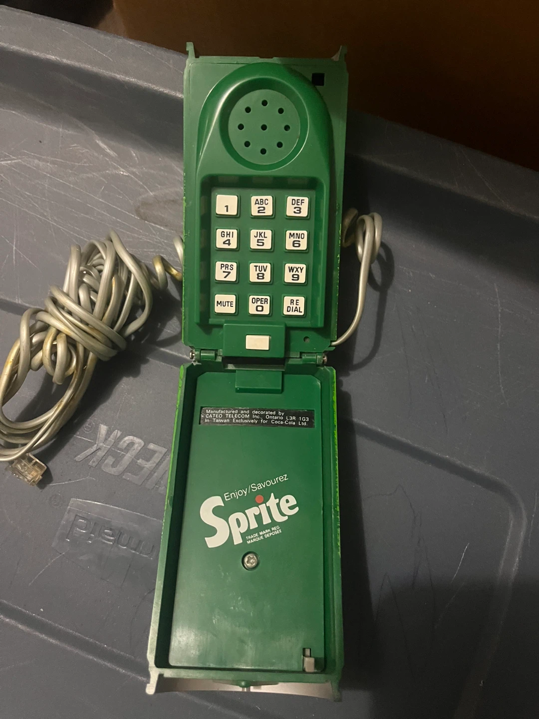 Vintage Sprite Can Novelty Telephone - photo 3