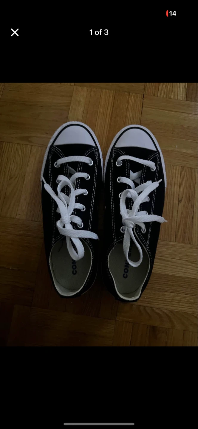 Converse Chuck Taylor All Star Youth Shoes Black Size 3 Youth