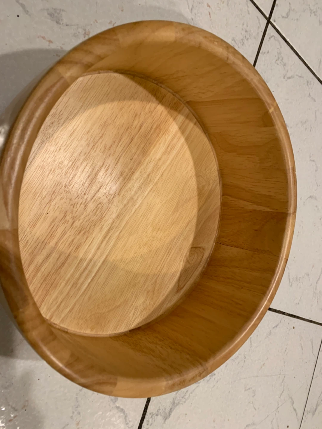 Wooden Salad Bowl Set with Serving Utensils - photo 5