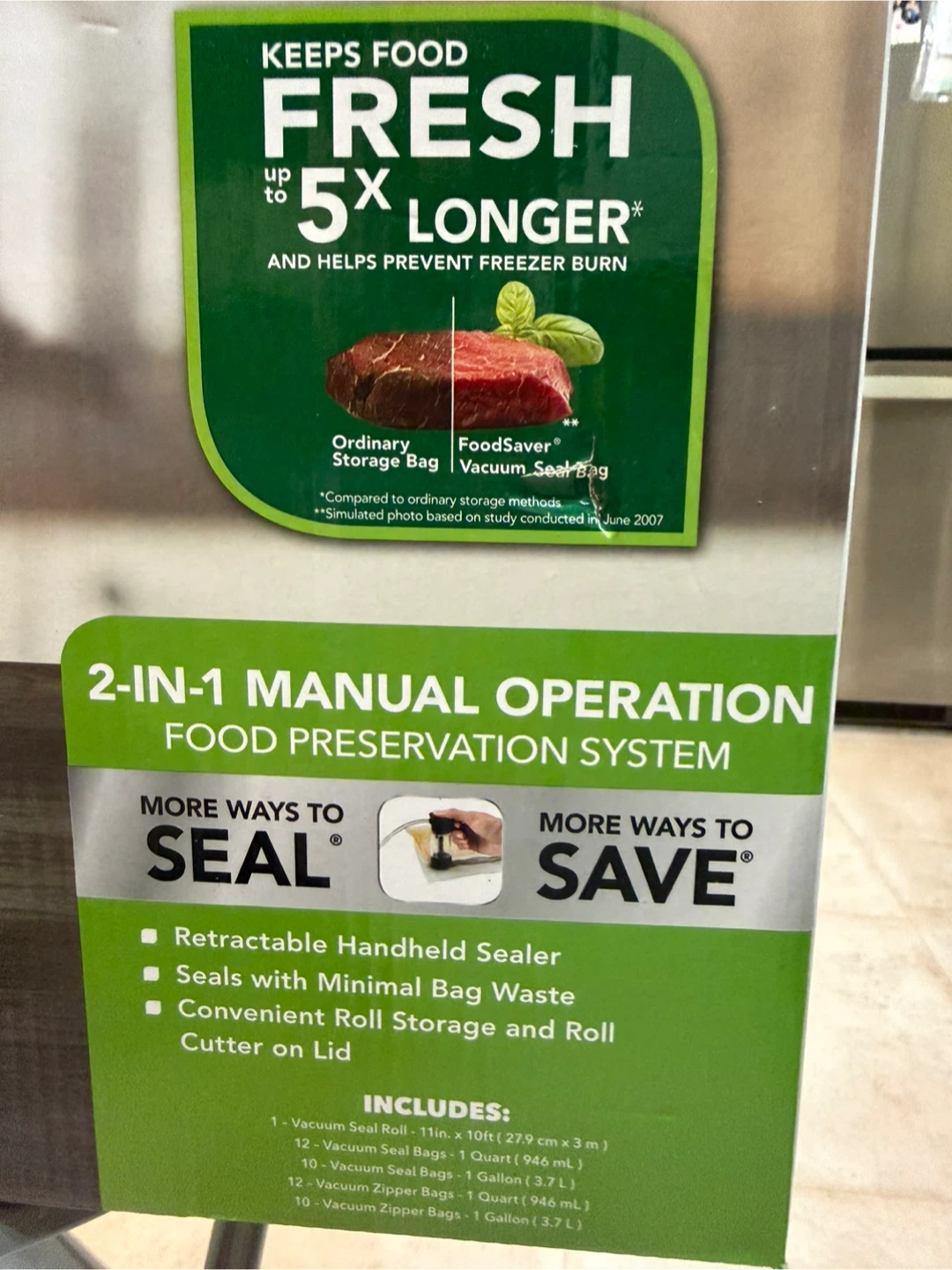 FoodSaver Vacuum Sealer System - photo 3