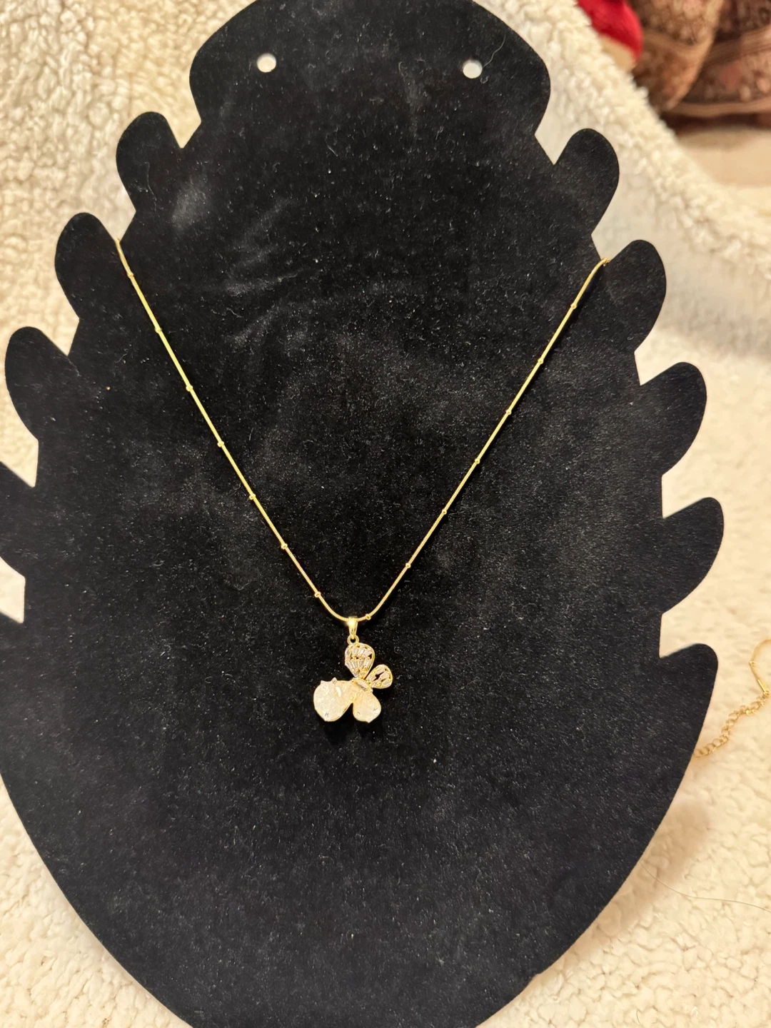 Gold Tone Butterfly Pendant Necklaces (Set of 2) - photo 2