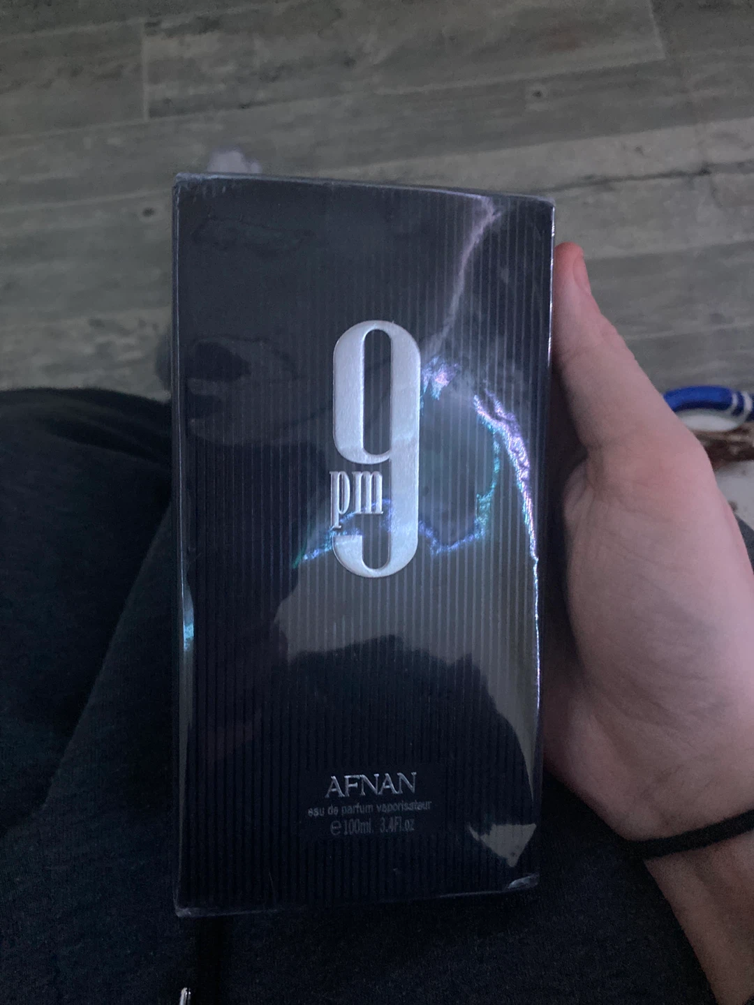Afnan 9 PM Eau de Parfum Vaporisateur for Men, 3.4 Fl Oz
