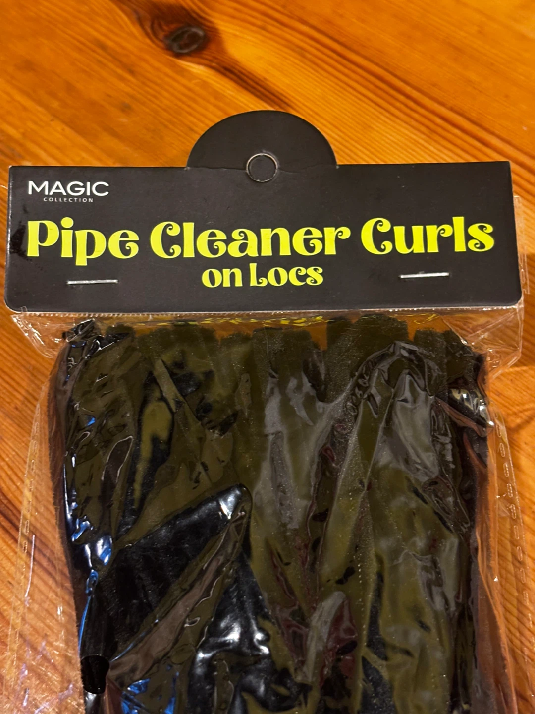 Magic Pipe Cleaner Curls on Locs - Black - photo 2