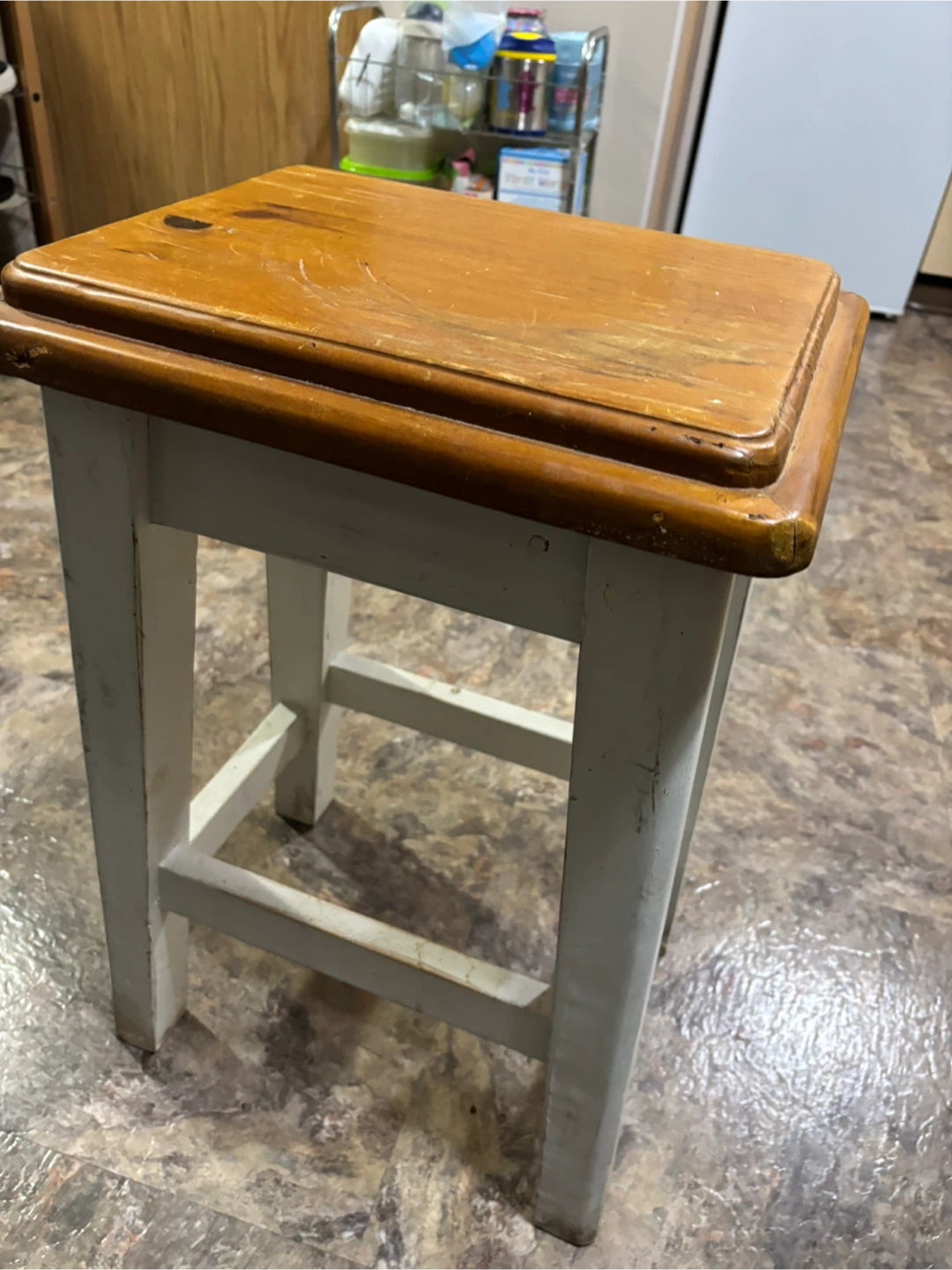 Wooden Bar Stool - photo 2