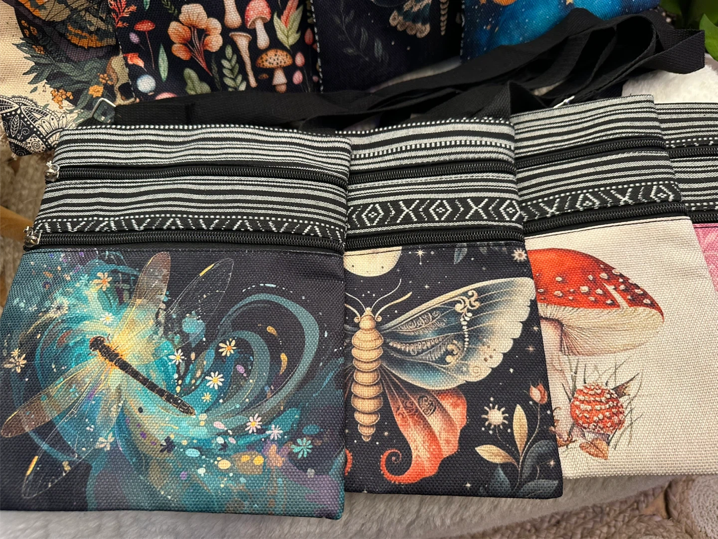 Nature Inspired fabric crossbody handbags with Various Designs - photo 3