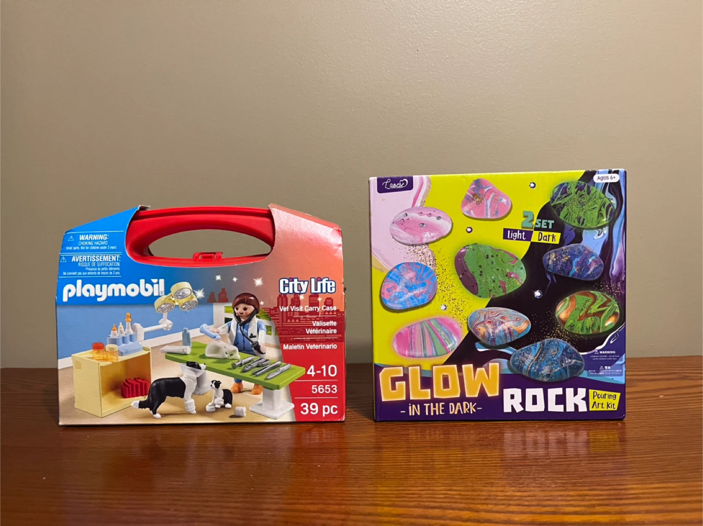 PLAYMOBIL VET VISIT & ROCK PAINTING KIT