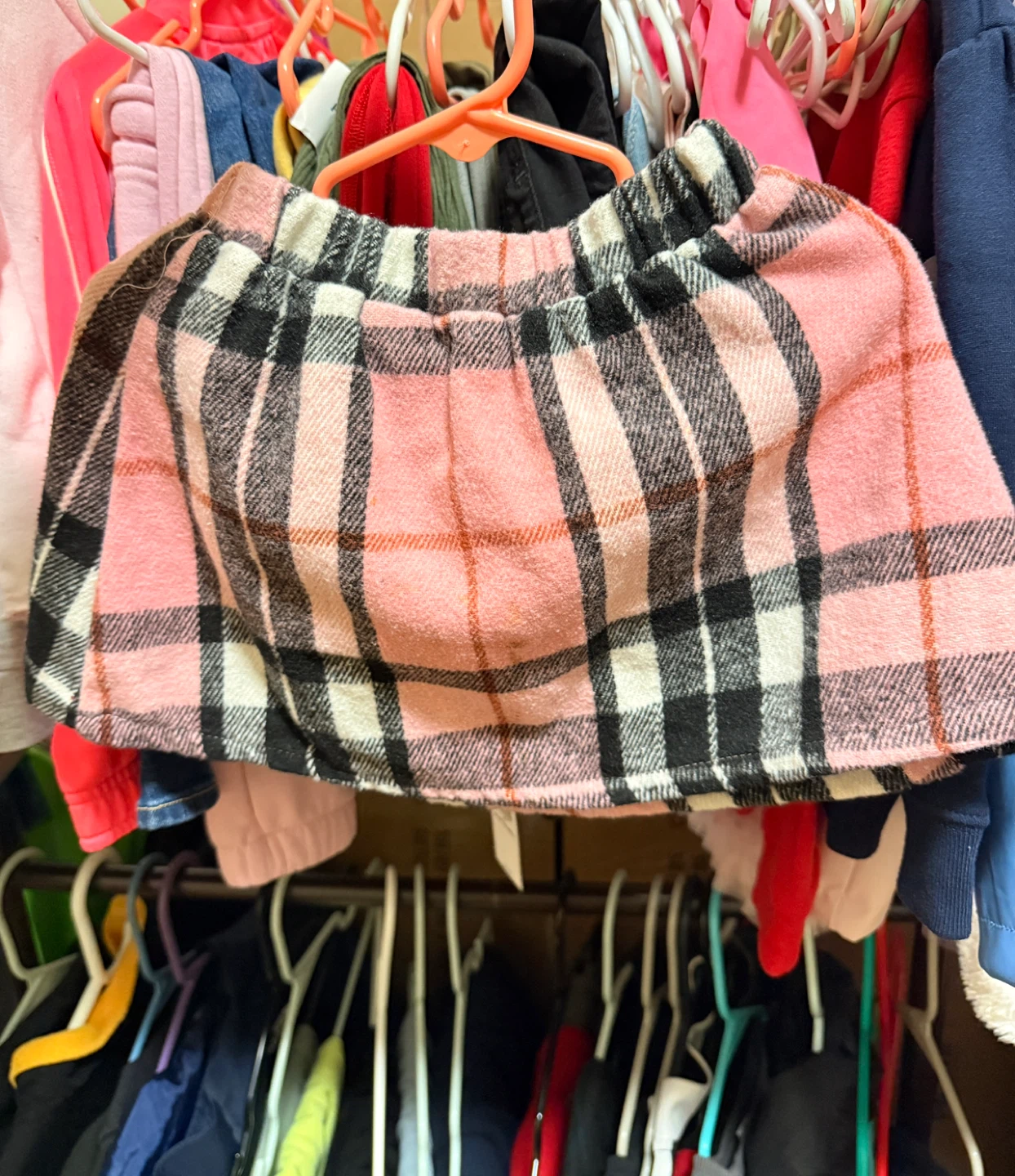 SHEIN Plaid Flannel Skirt - Size 12-18 Months
