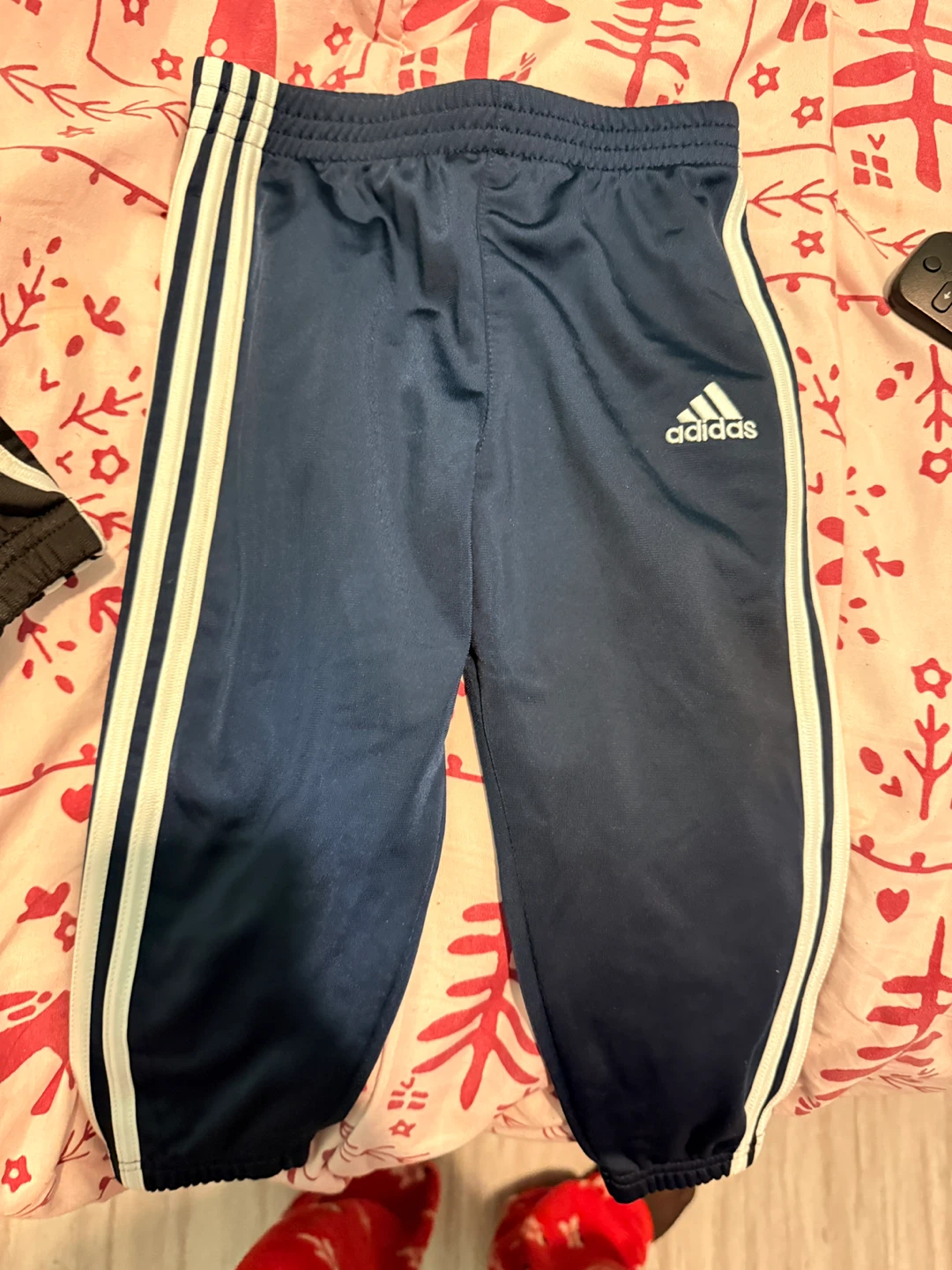 Adidas Kids Track Pants Navy Blue Size 24M
