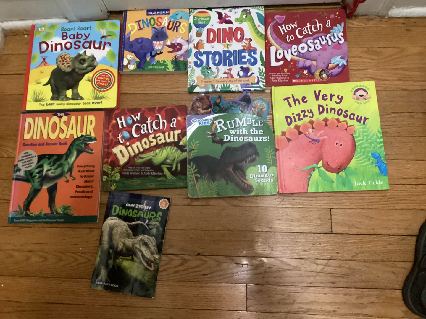 Lot of 9 Dinosaur Books for Kids