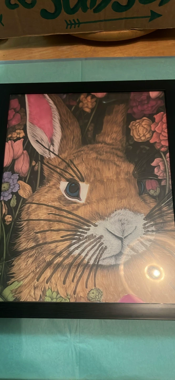Sarah’s framed Easter artwork