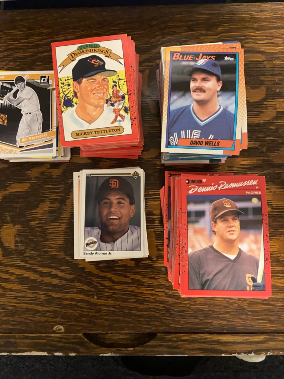 Assorted Baseball Cards Collection