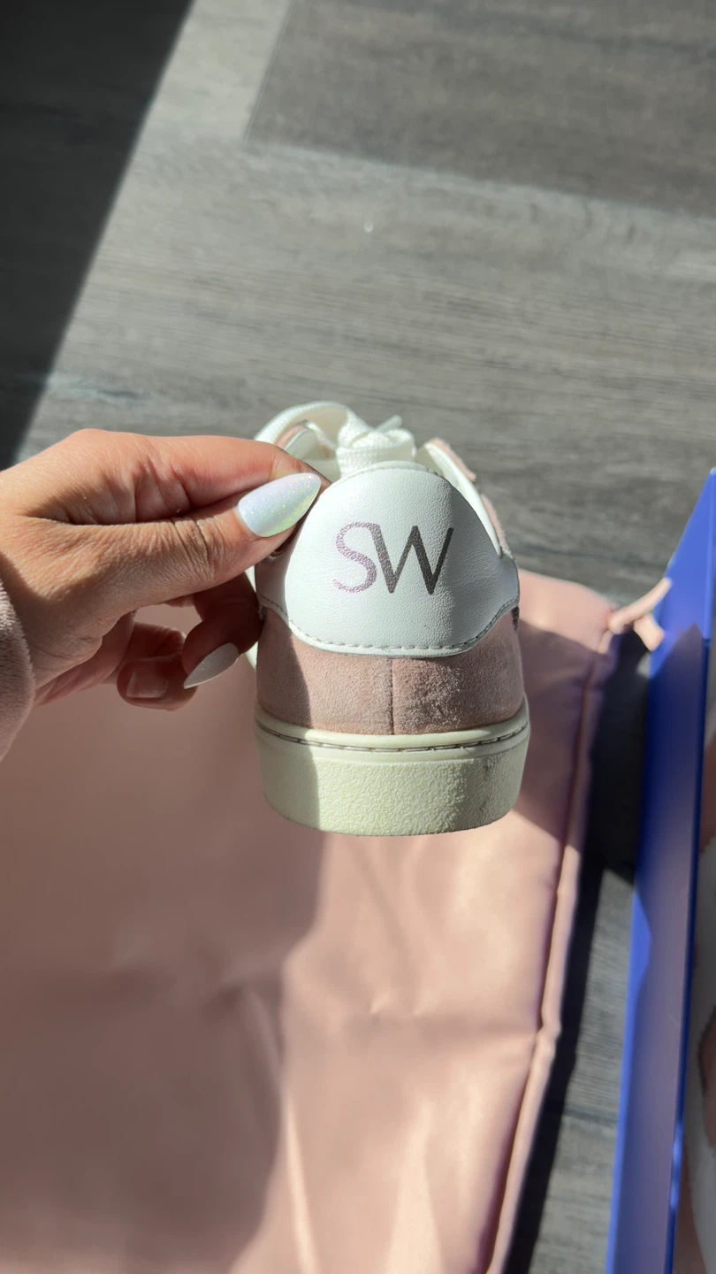 Stuart Weitzman Pink Suede Sneakers - photo 3