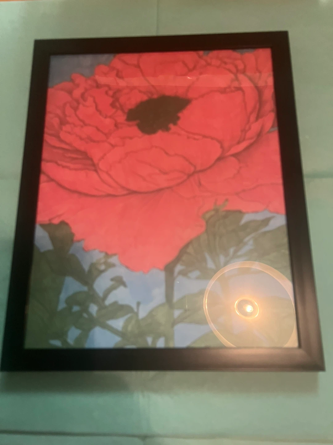 Sarah’s framed floral artwork for sale - photo 2