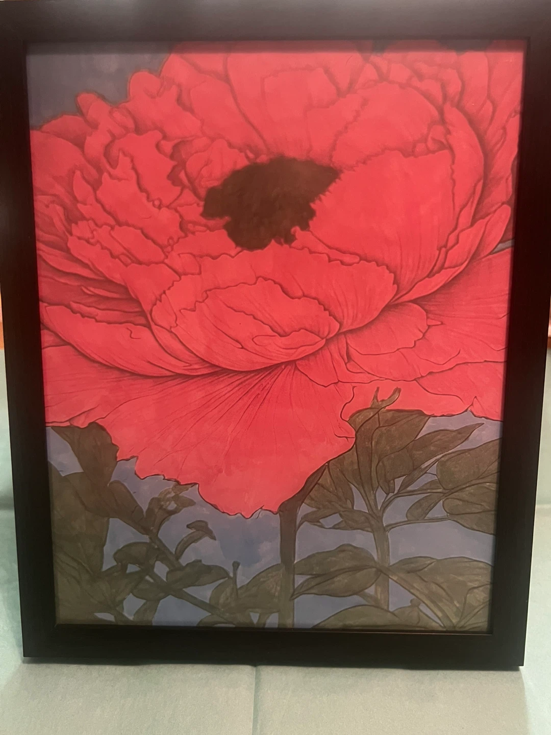 Sarah’s framed floral artwork for sale