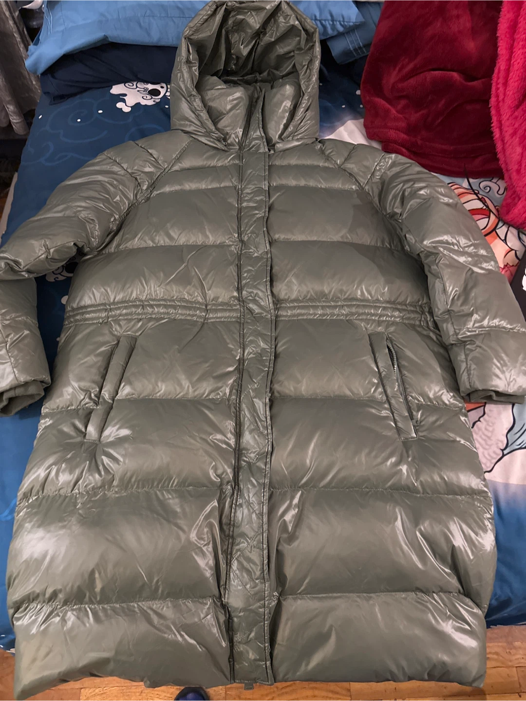 GAP Puffer Parka Jacket - Green - XXL