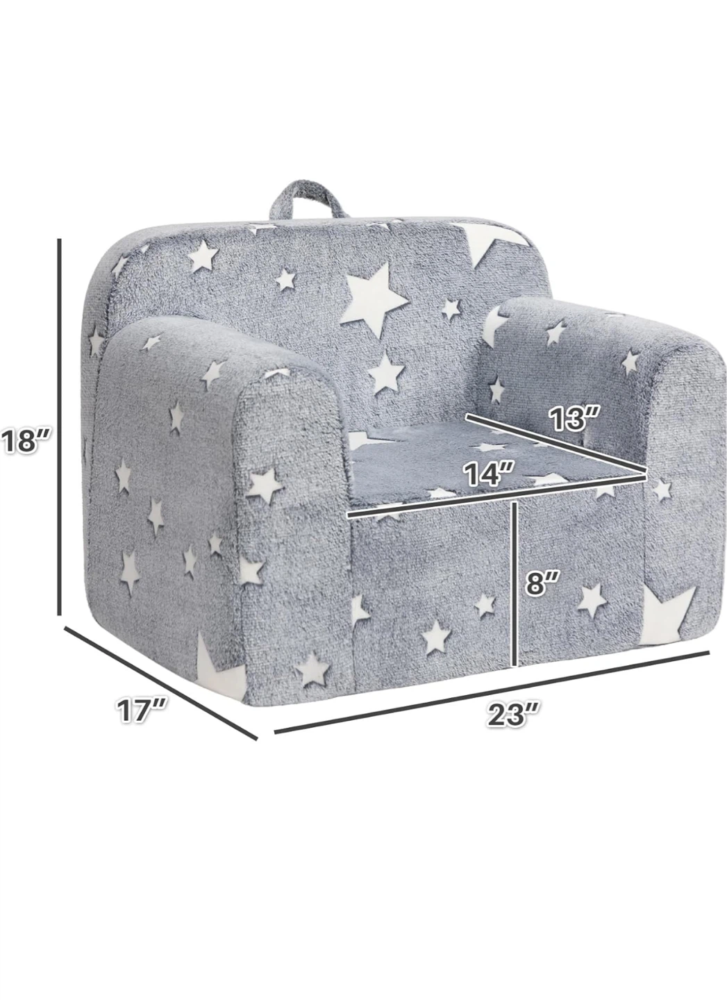 ALIMORDEN Kids Star Reading Couch - photo 2