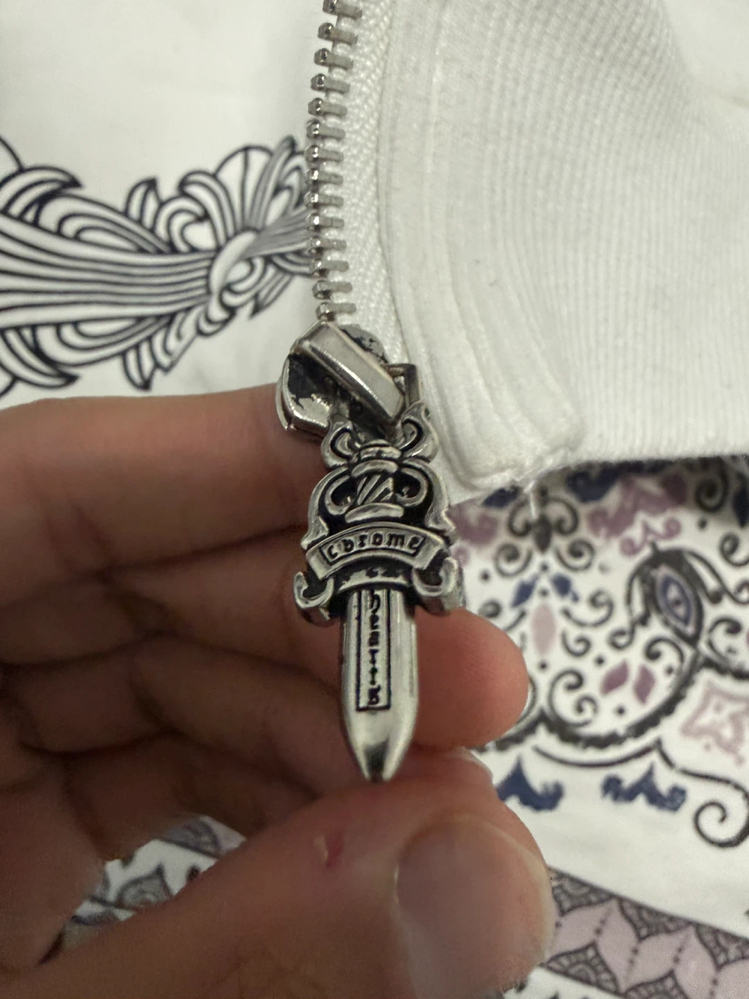 Chrome Hearts White Hoodie - photo 4