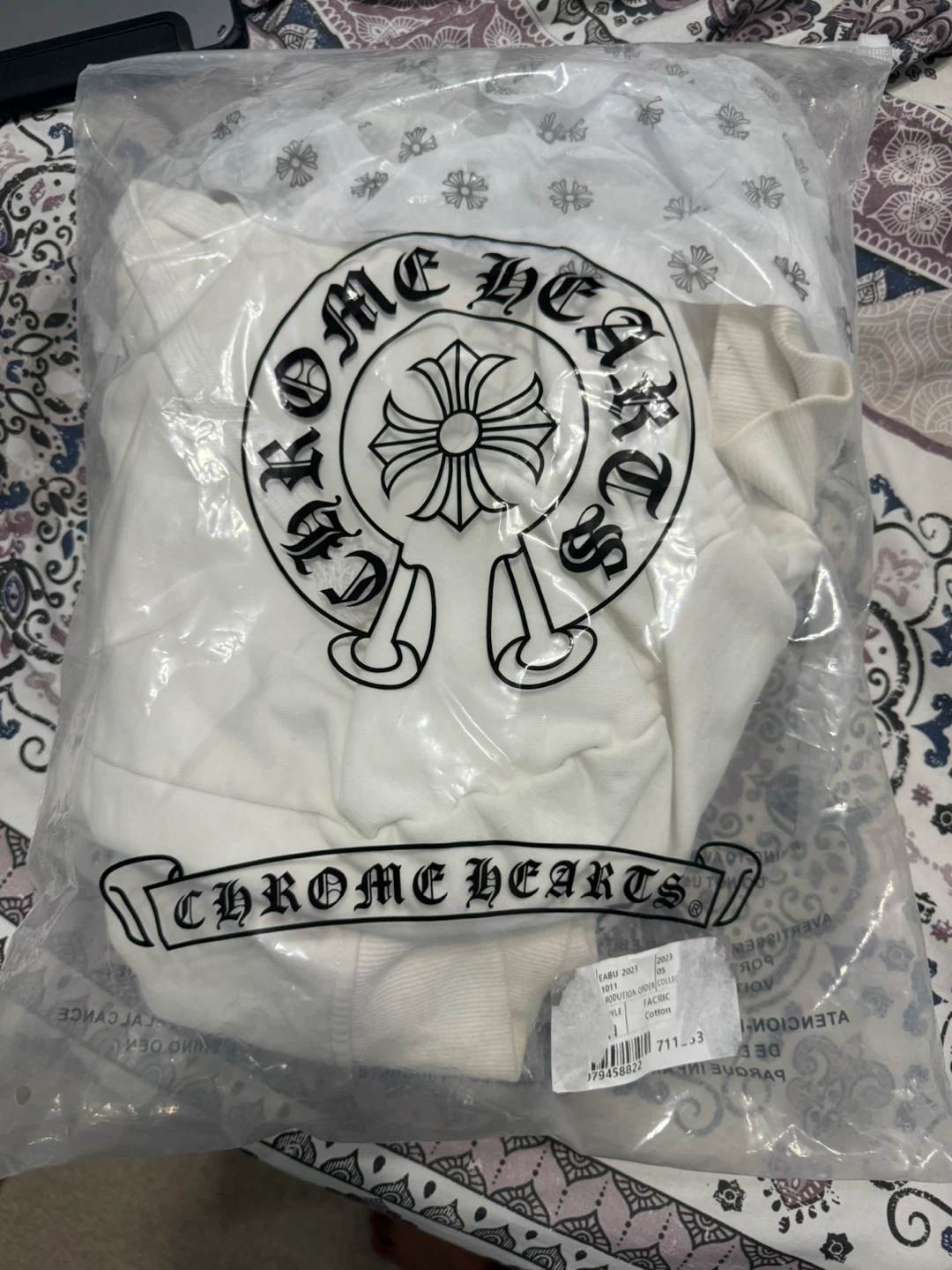 Chrome Hearts White Hoodie