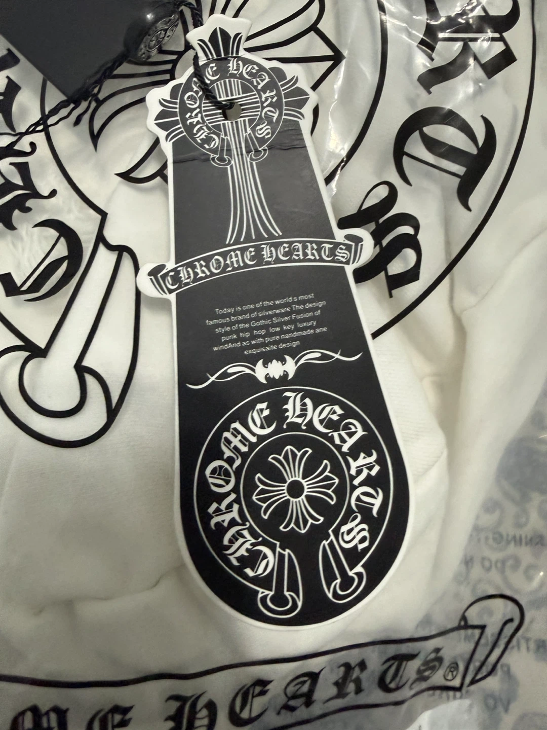 Chrome Hearts White Hoodie - photo 3