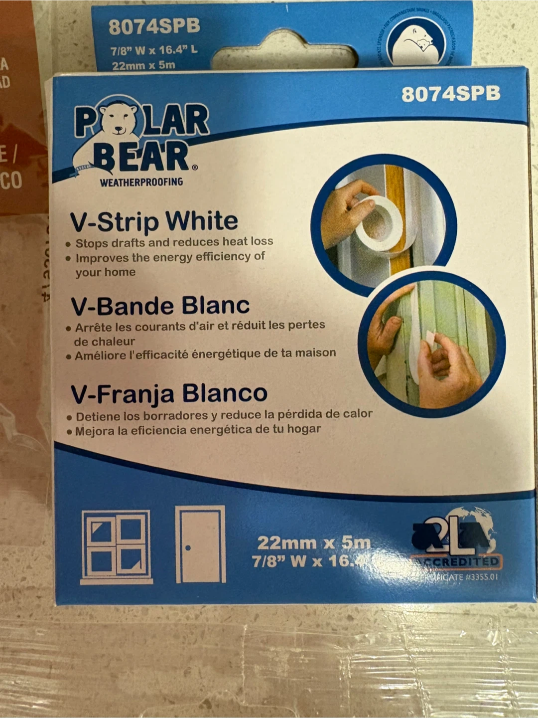 Polar Bear Weatherproofing Foam Insulating Tape - photo 4