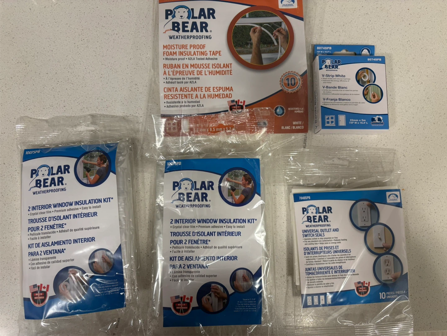 Polar Bear Weatherproofing Foam Insulating Tape
