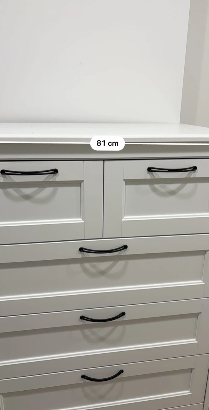 White 6-Drawer Dresser SONGESAND - photo 4