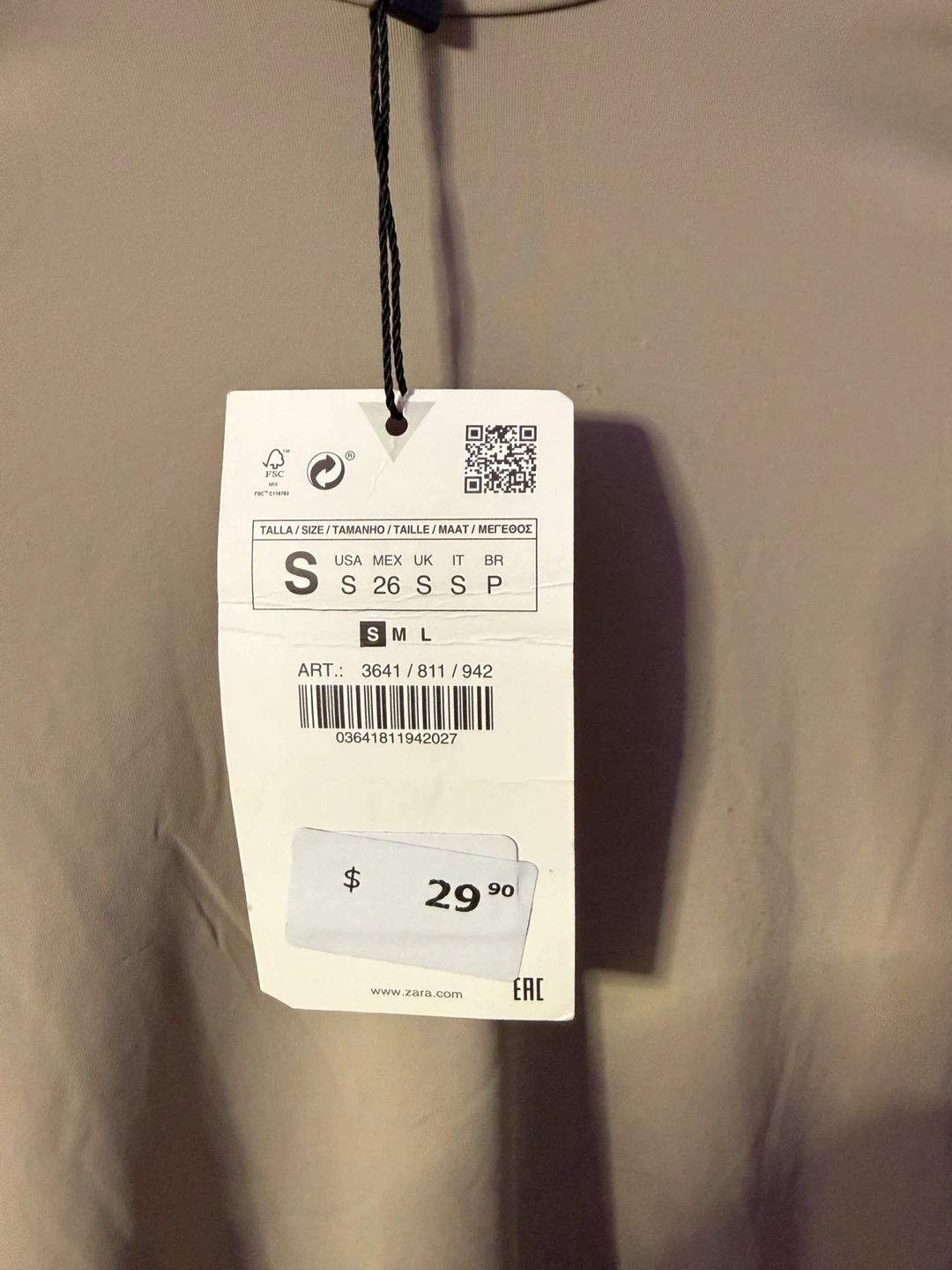 Zara Long Sleeve Turtleneck Bodysuit - Size S - photo 2