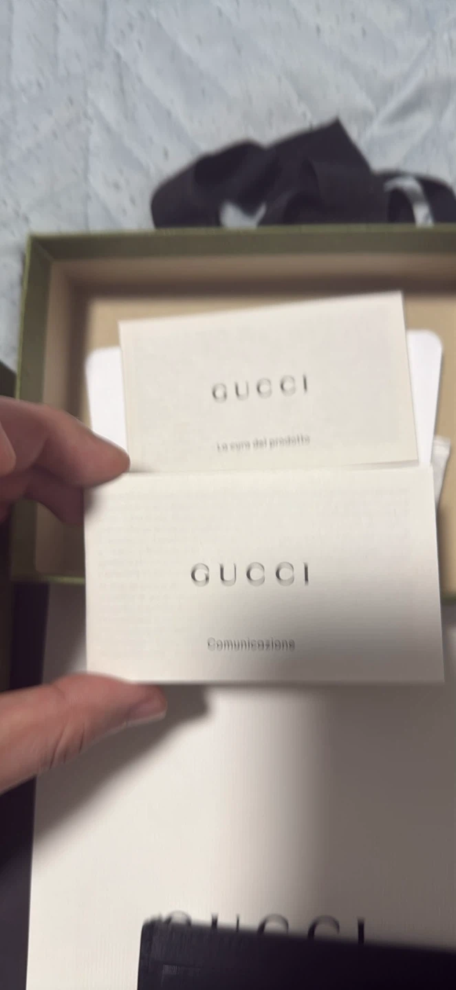 Gucci GG Embossed Leather Card Case Black - photo 3