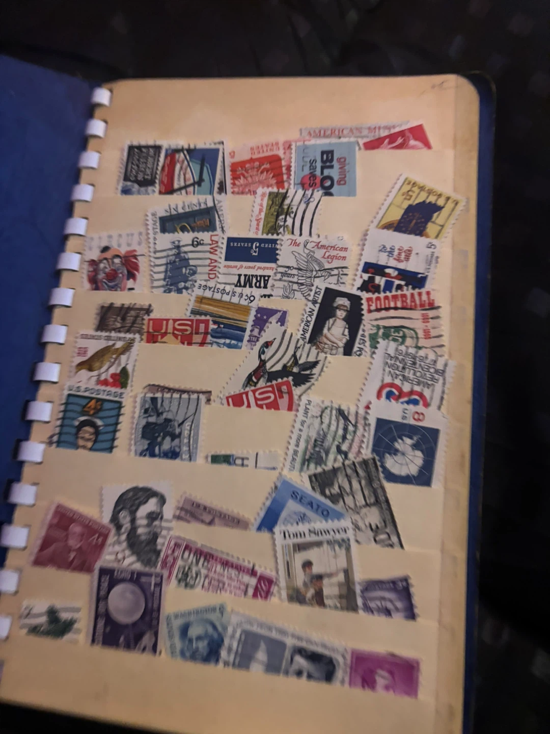 Assorted Postage Stamps Collection in Binder - photo 2