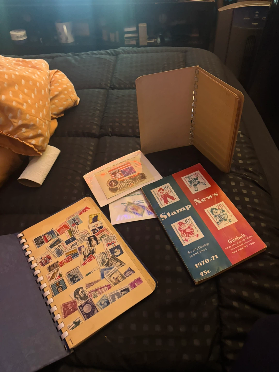 Assorted Postage Stamps Collection in Binder