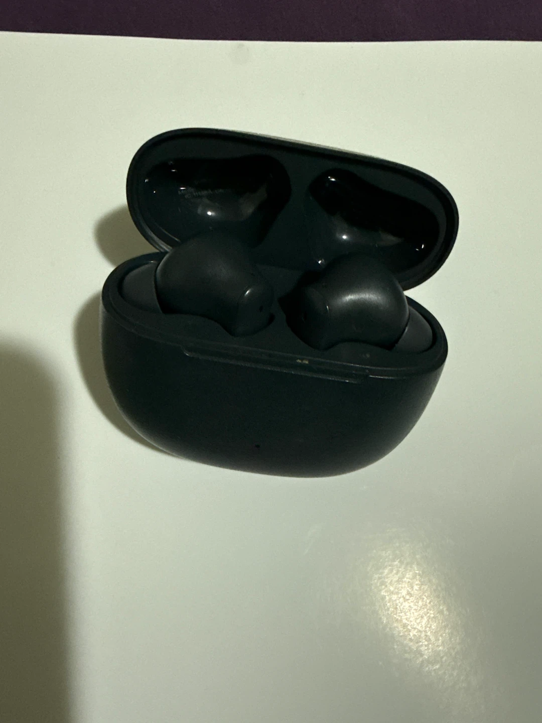Black Wireless Earbuds with Charging Case