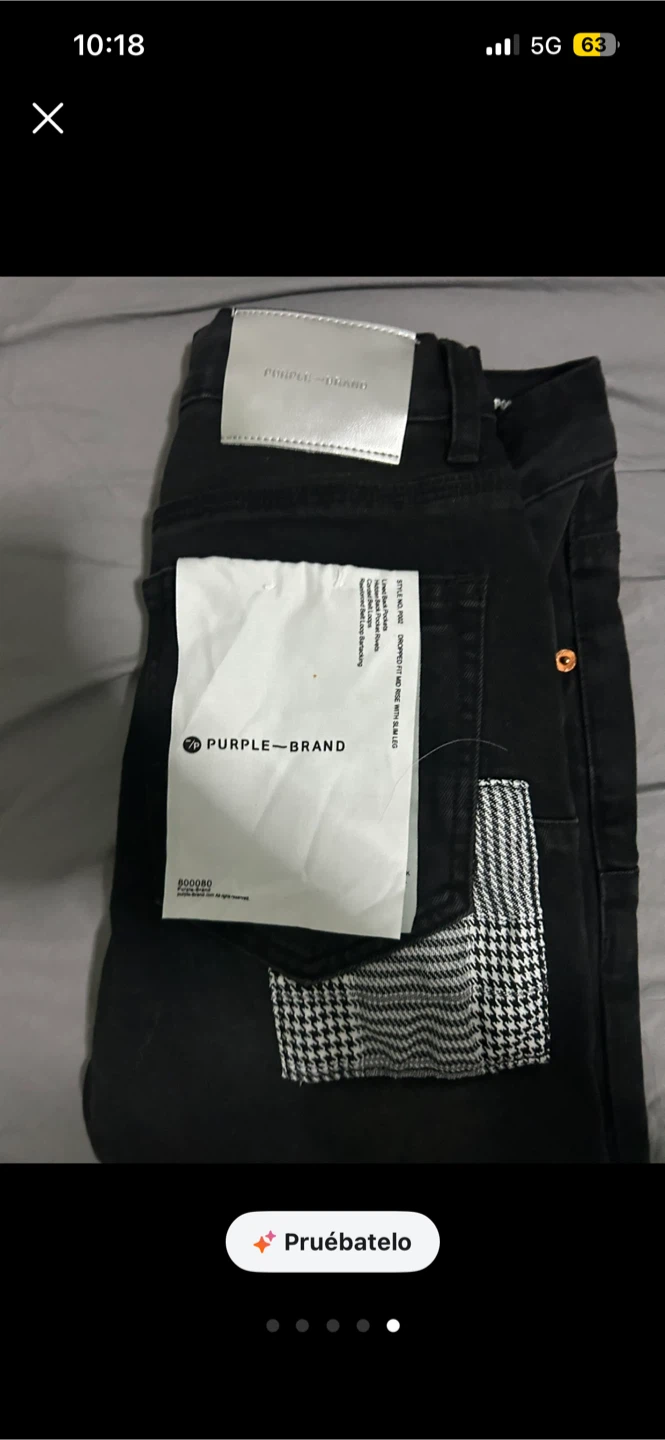 Purple Brand Black Distressed Jeans Size 29 - photo 5