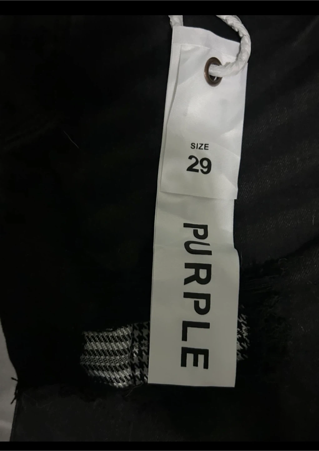 Purple Brand Black Distressed Jeans Size 29 - photo 2