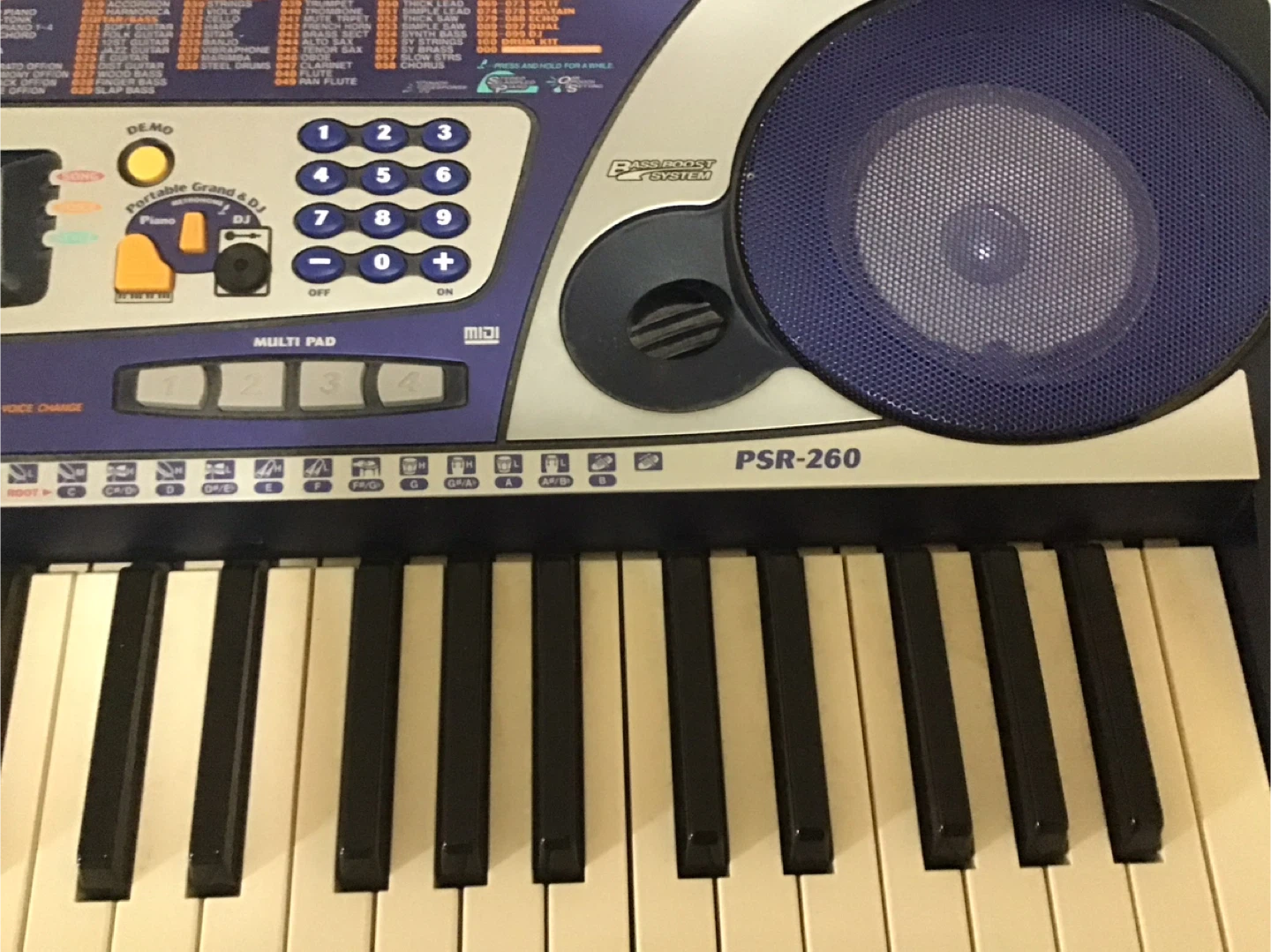 Yamaha PSR-260 Portable Keyboard - photo 2