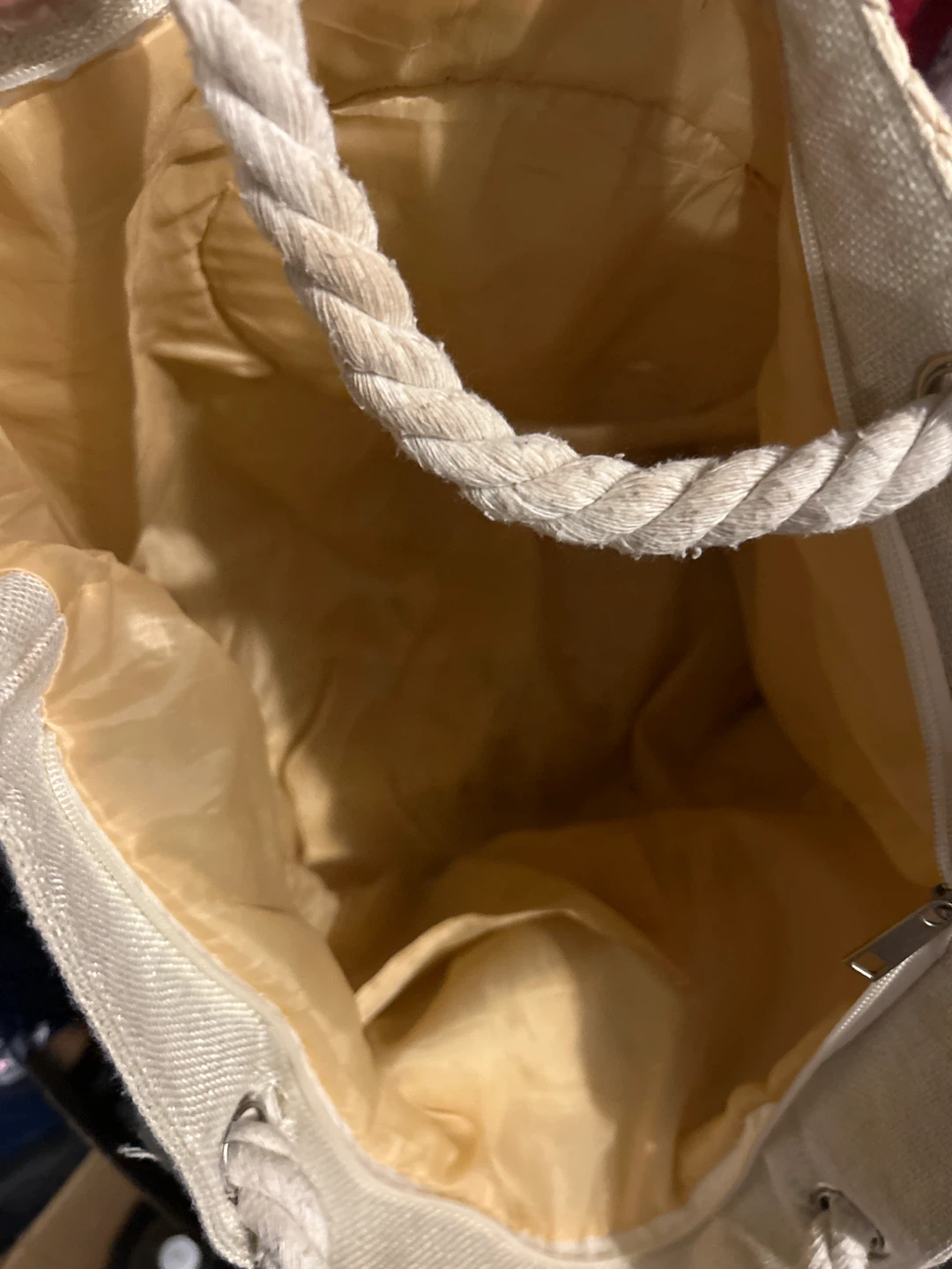 Straw Tote Bag with Scarf - photo 4