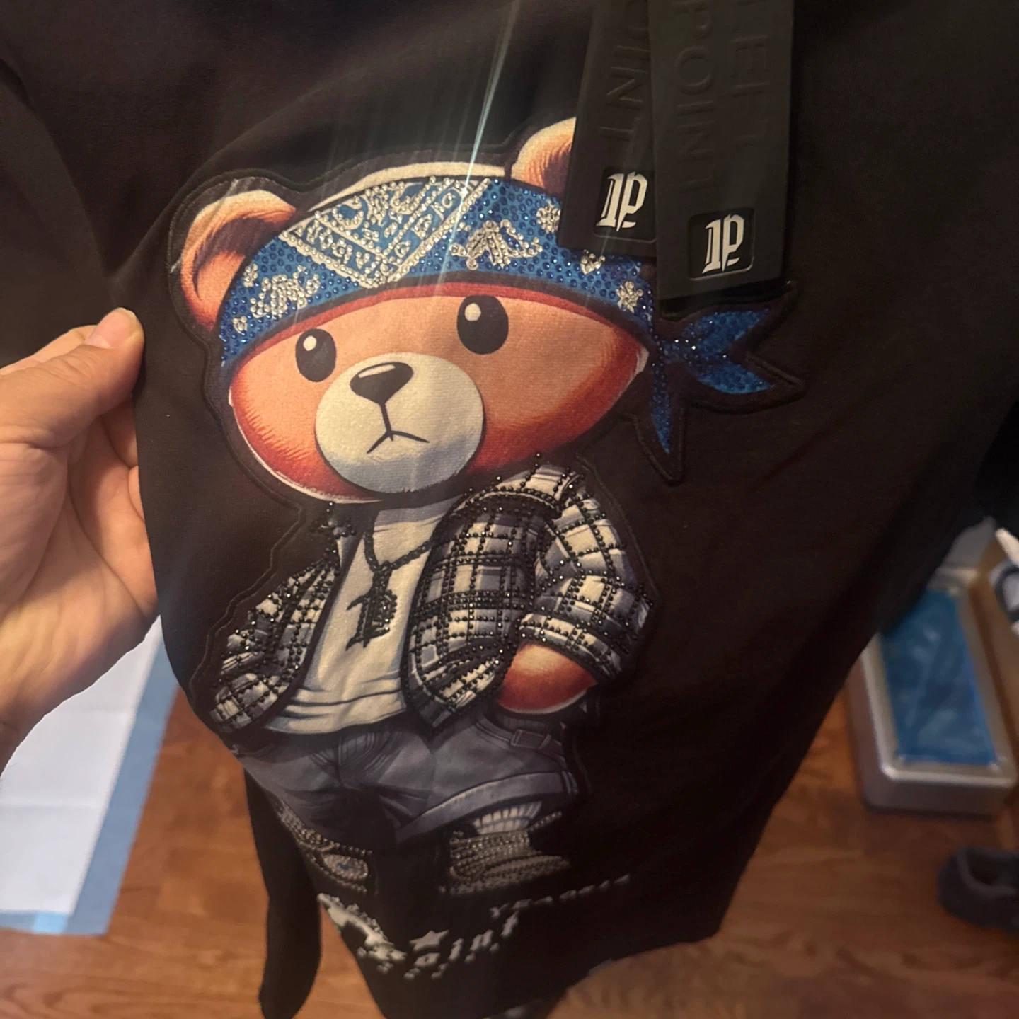 Left Point "Thug Life" Bear T-Shirt