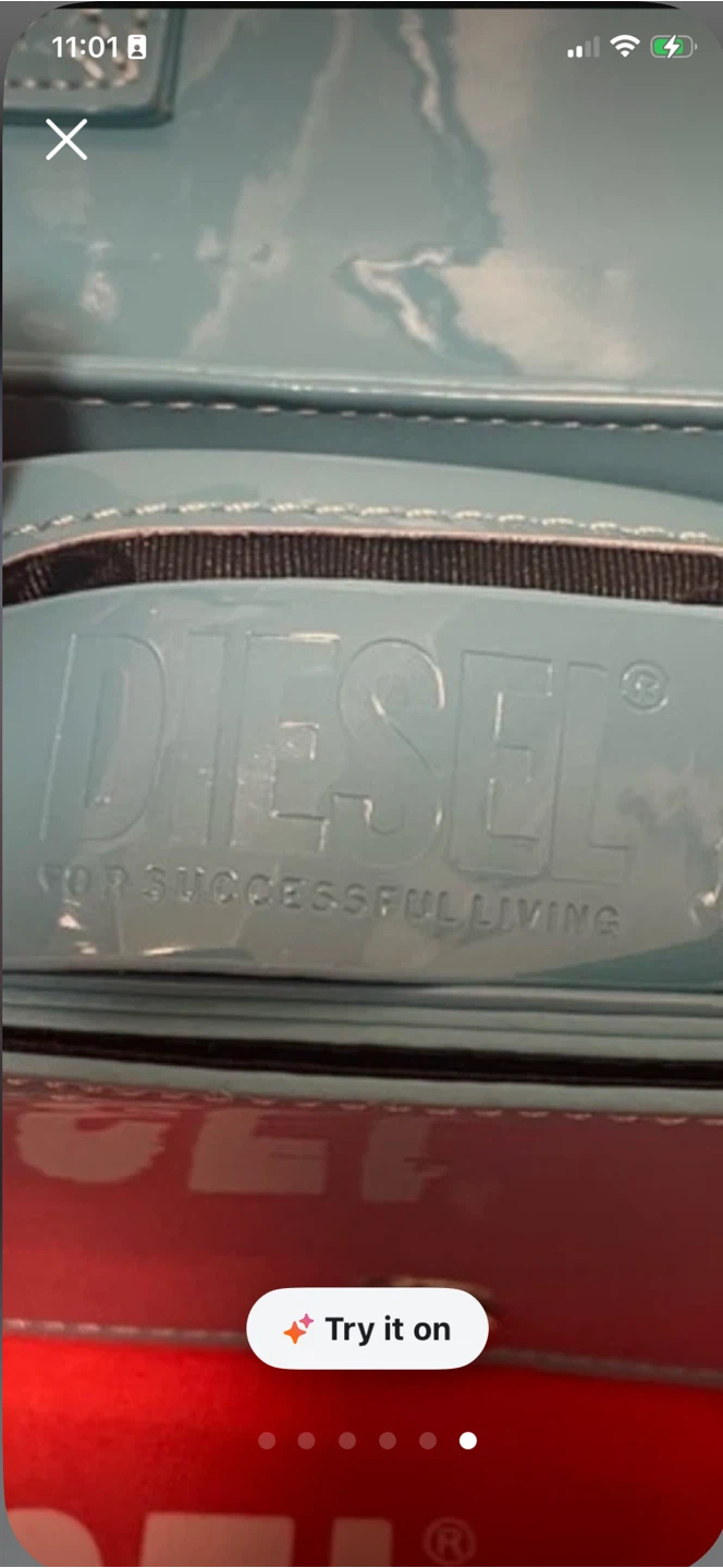 Authentic Diesel Blue Shoulder Bag - photo 3