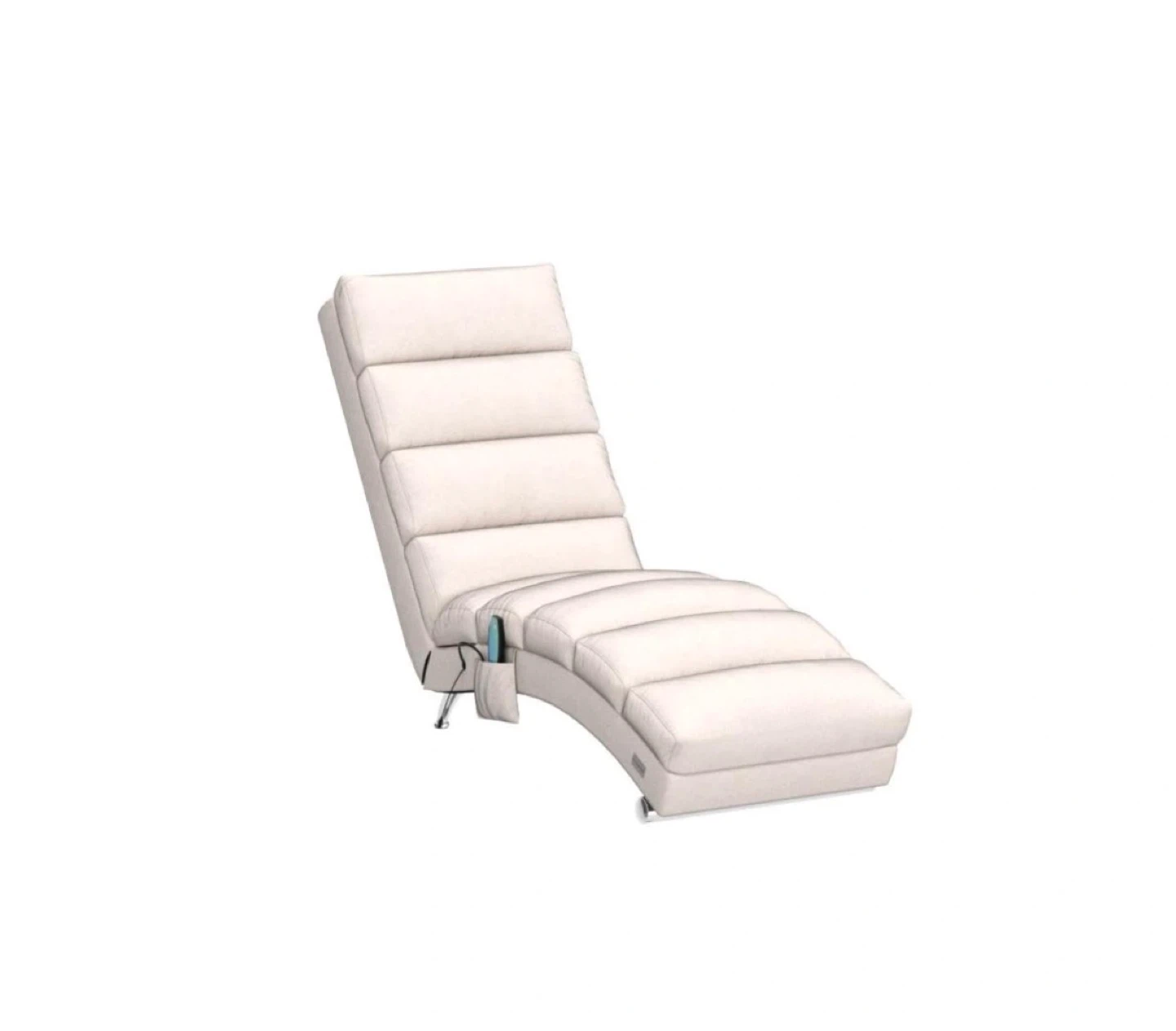Cream Chaise Lounge Chair - photo 2