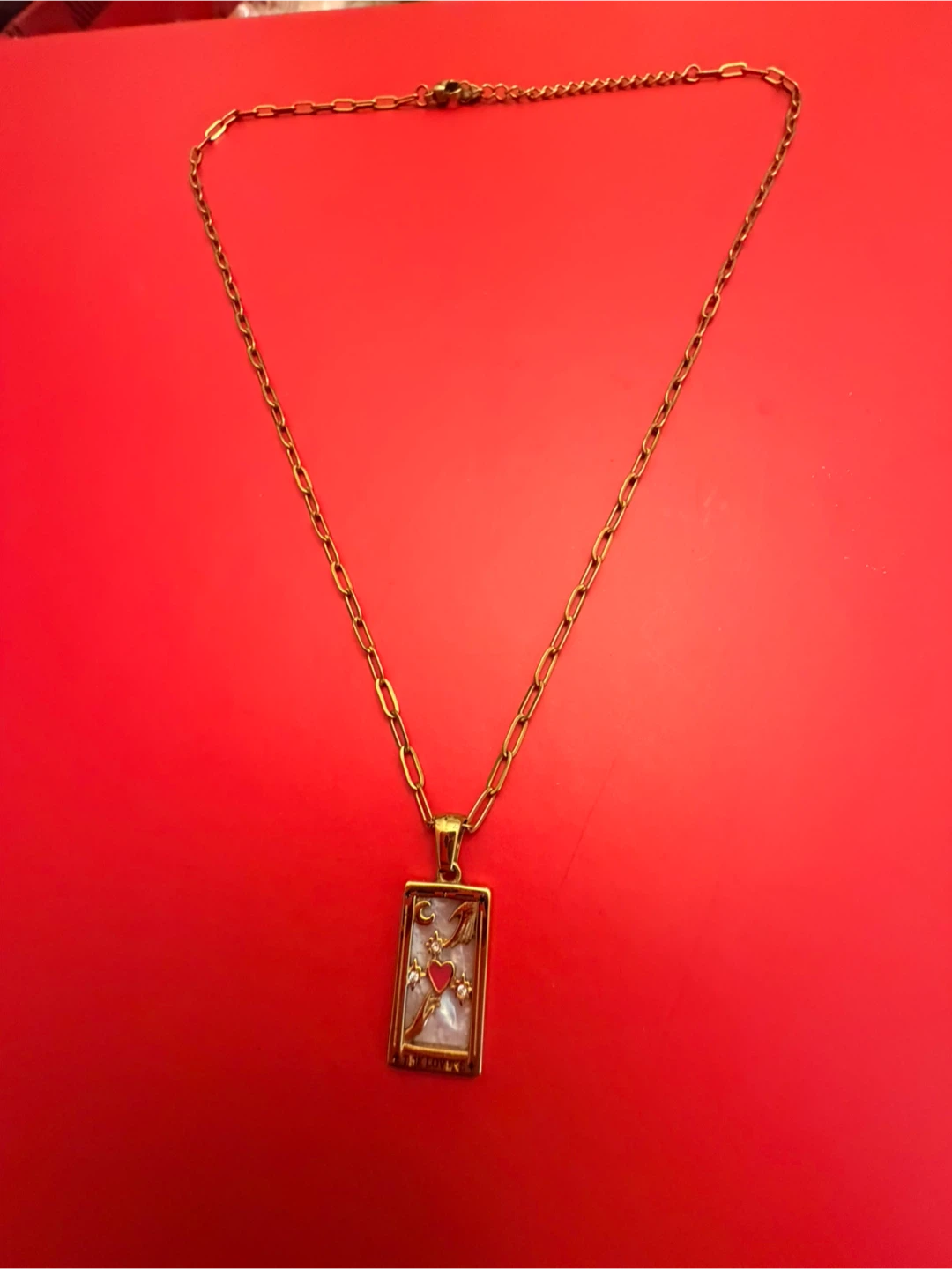 Tarot The Lovers Necklace - photo 2
