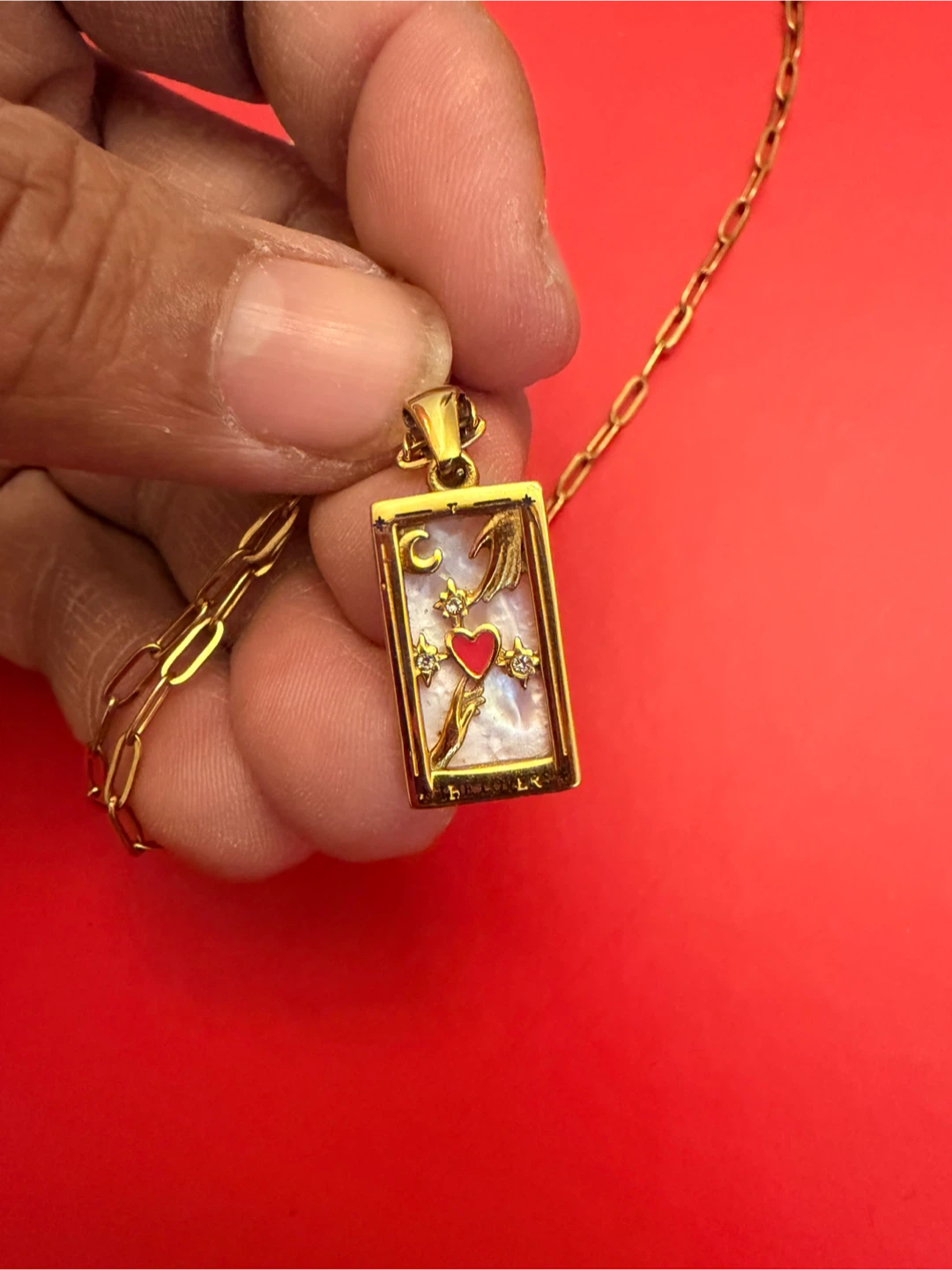 Tarot The Lovers Necklace