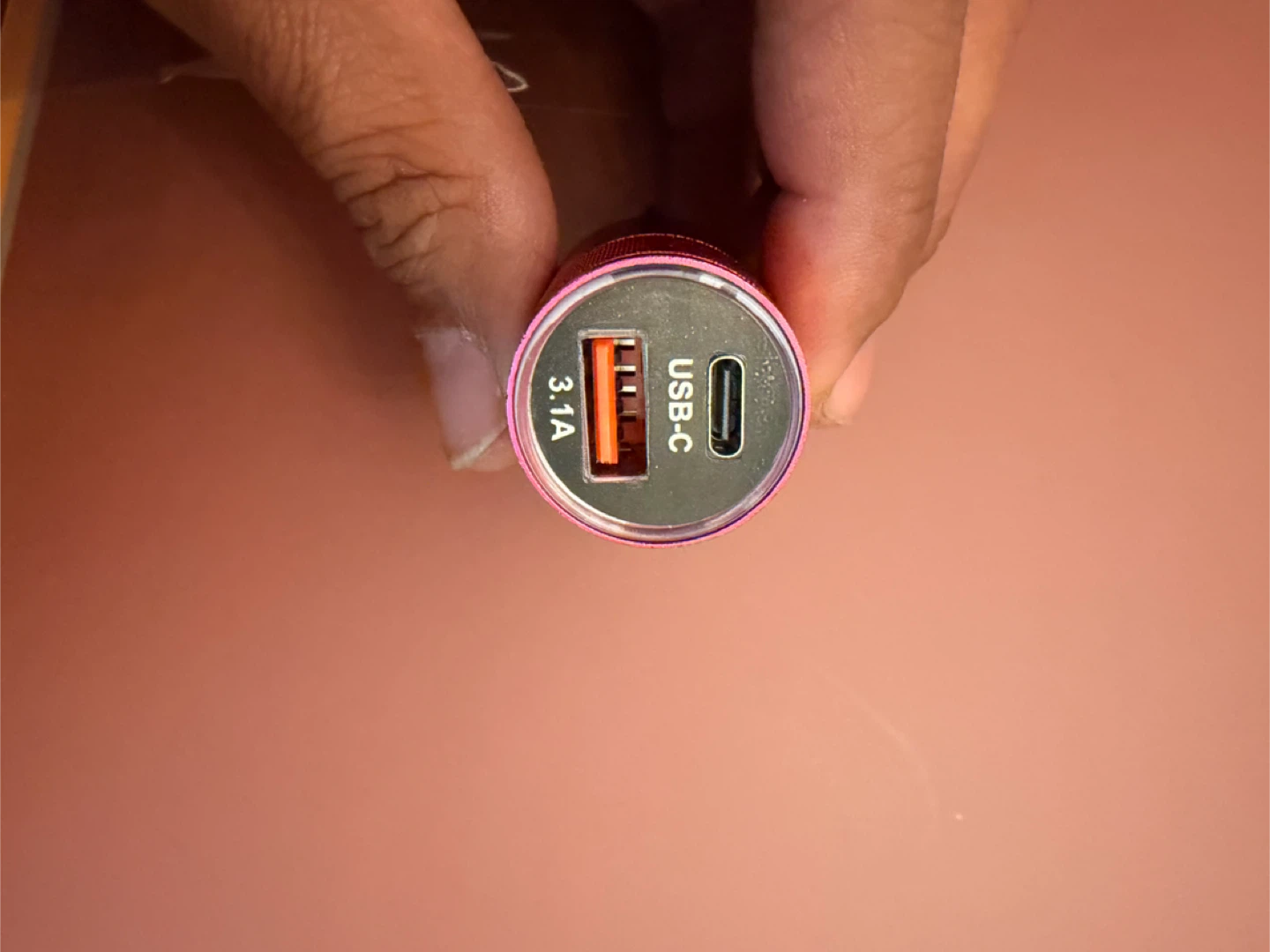 Car Charger Adapter with USB-A and USB-C Ports - photo 2