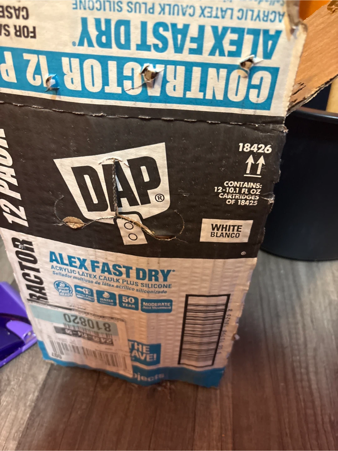 DAP Alex Fast Dry Caulk Plus Silicone - White