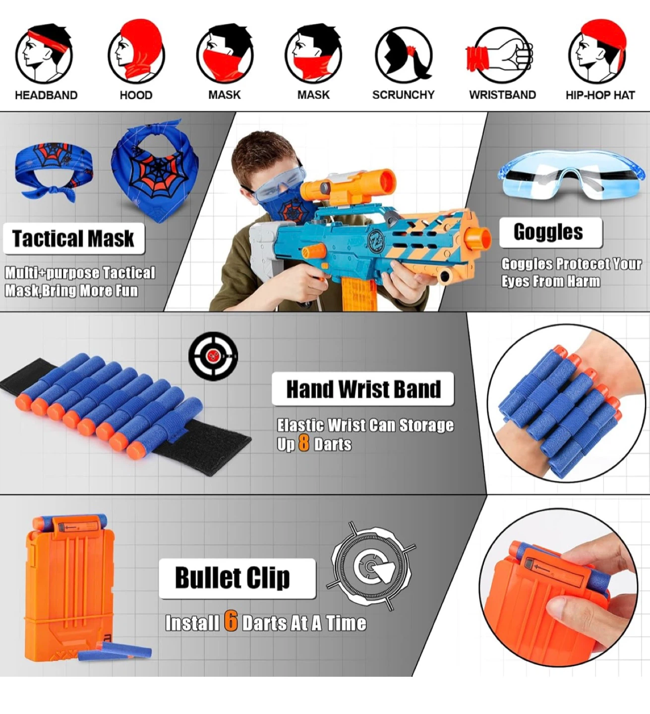 Tactical Vest Kit with Darts and Accessories - photo 2